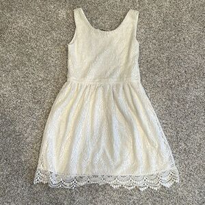 H&M White Lace Dress
